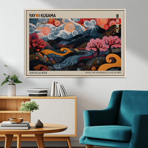 Modern Japanese Wall Art Canvas Print – Framed Contemporary