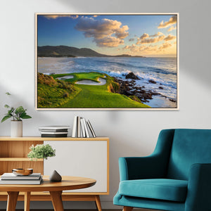 Pebble Beach Golf Links Wall Art Canvas Print – Iconic