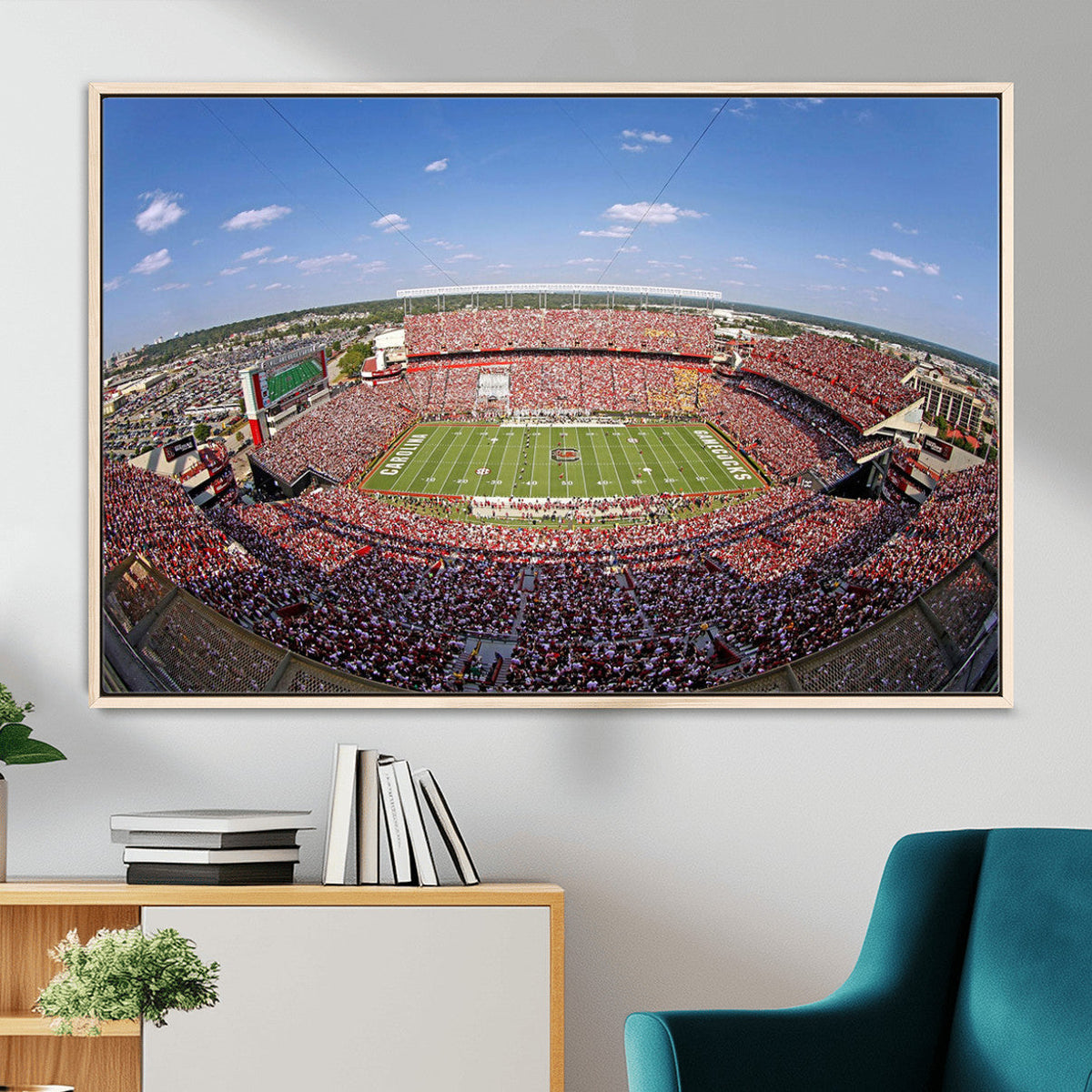 William Brice Stadium Wall Art Canvas Print – Stadium Crowd