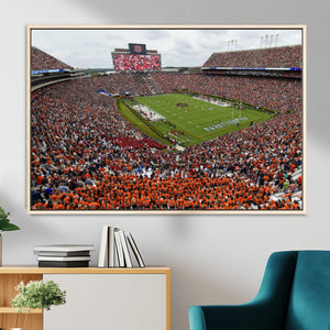 Jordan-Hare Stadium Wall Art Canvas Print, College Sports