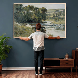 Streamside by Edward Mitchell Bannister Wall Art Canvas