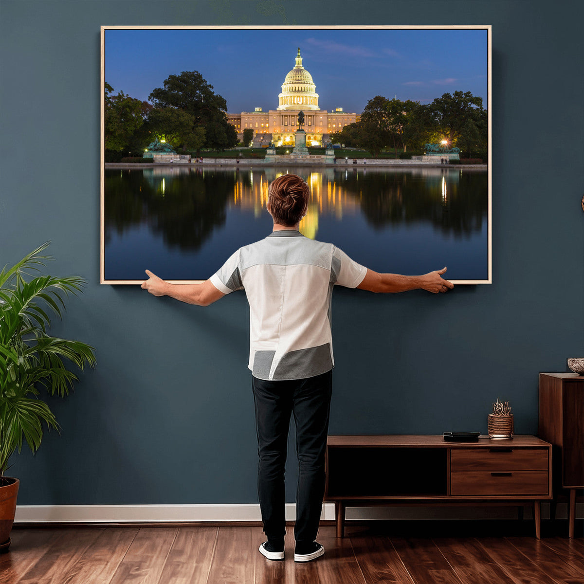 US Capitol Building Wall Art Canvas Print – Washington DC