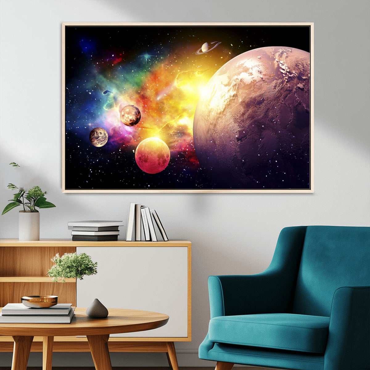 Space and Galaxy Canvas Print