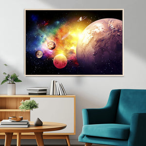 Space and Galaxy Canvas Print