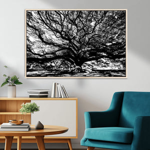 Mighty Angel Oak Wall Art | Angel Oak Tree Art Print