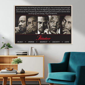Thinkers of Wall Art Canvas Print - Inspirational Wall Art