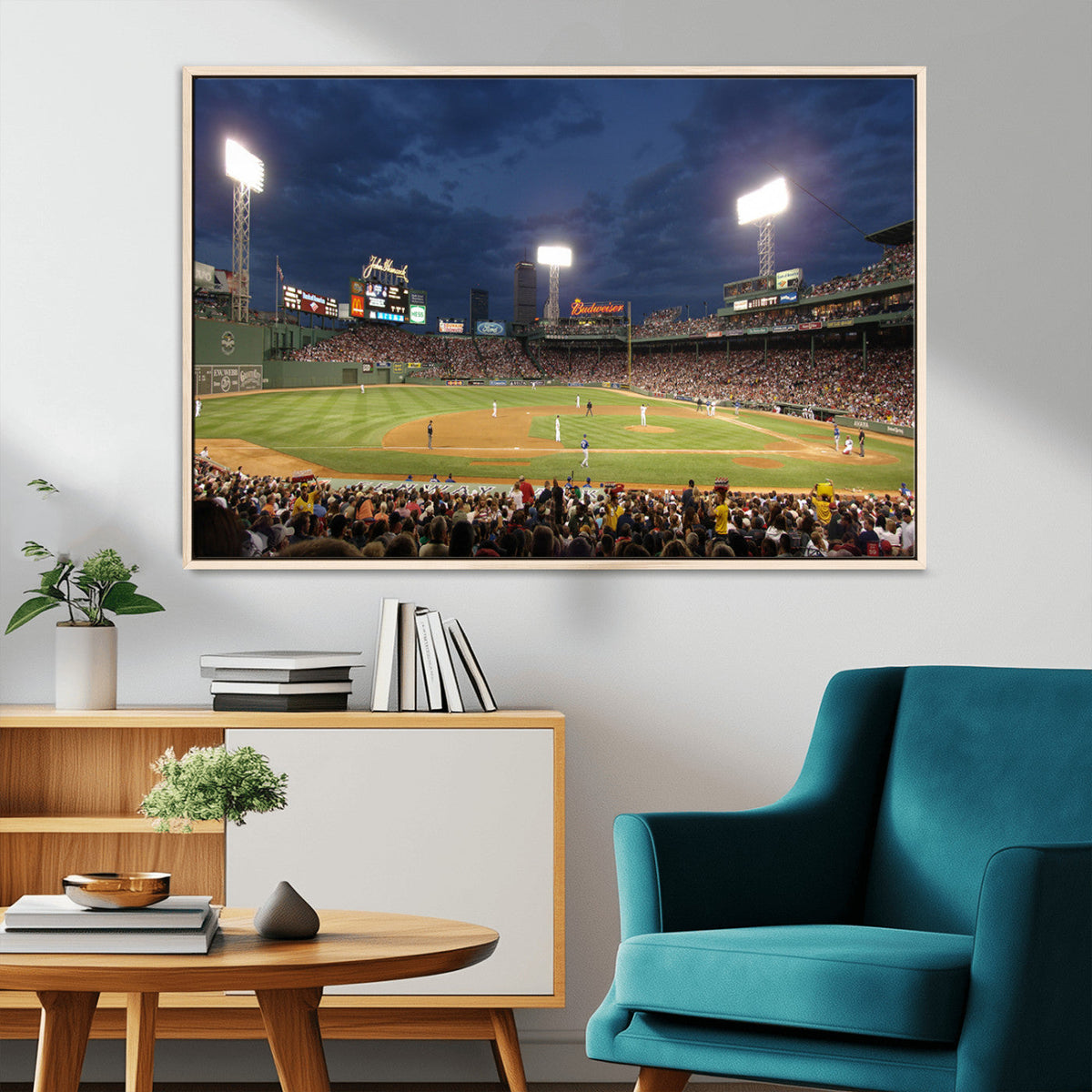Boston Red Sox Baseball Team Print Canvas - Massachusetts