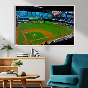 Miami Marlins Baseball Team Print - Miami LoanDepot Park