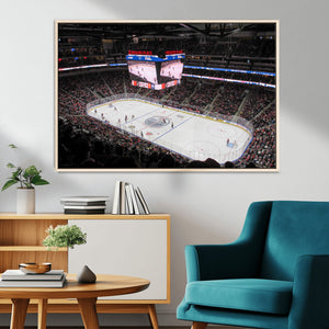 Rogers Place Edmonton Oilers Ice Hockey Stadium Wall Art,