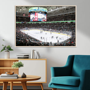 Sharks Arena Blackhawks Sharks Ice Hockey Stadium Wall Art