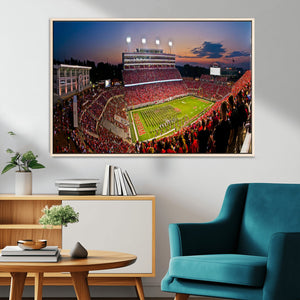 NC State Wolfpack Football Team Print - Raleigh