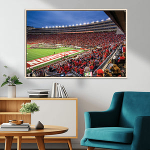 Wisconsin Badgers Football Team Print - Madison Camp Randall