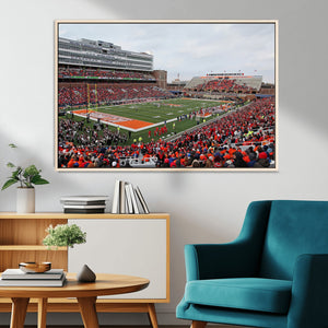 University of Illinois Fighting Illini Football Team Print -