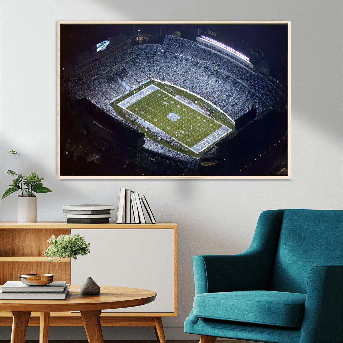 University of North Carolina Tar Heels Football Team Print -