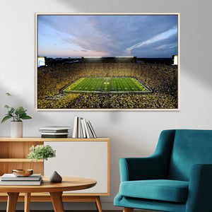 University of Michigan Wolverines Football Team Print - Ann