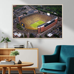 University of Michigan Wolverines Football Team Print - Ann
