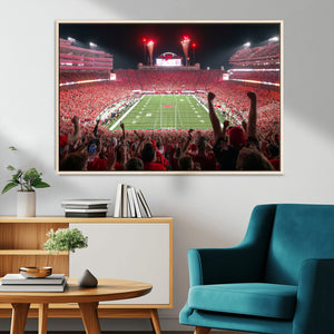 University of Nebraska Cornhuskers Football Team Print -