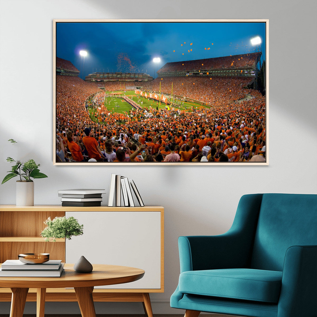 Clemson University Tigers Football Team Print - Clemson