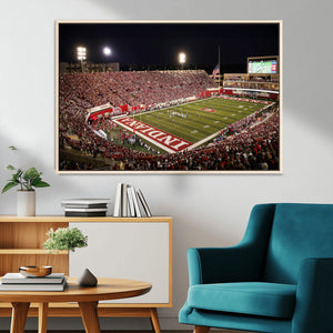 Indiana University Hoosiers Football Team Print Canvas -
