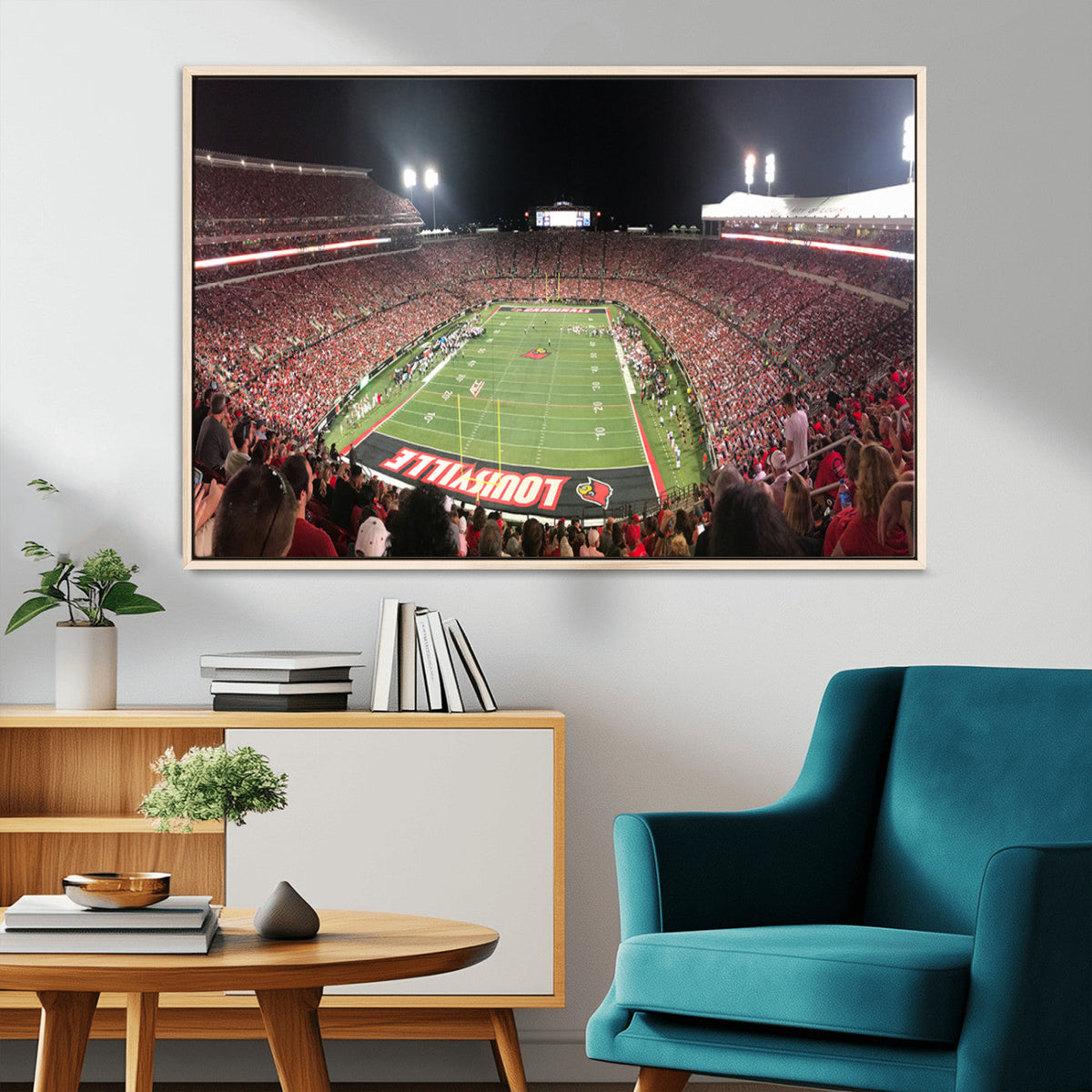 University of Louisville Cardinals Football Team Print -