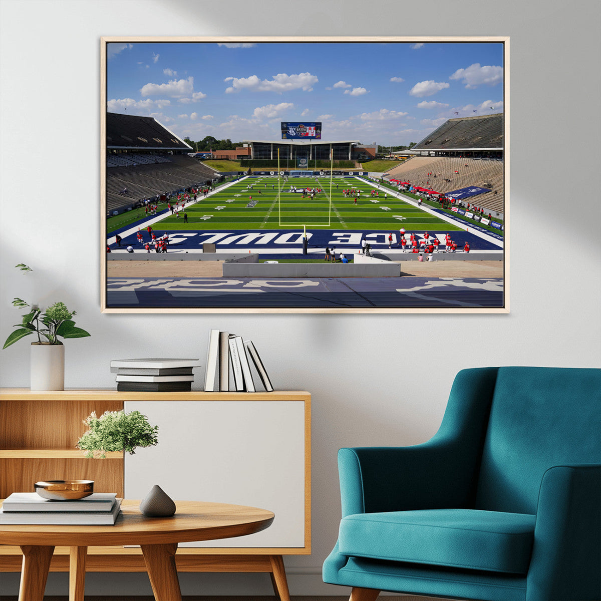 Rice University Owls Football Team Print - Houston Rice
