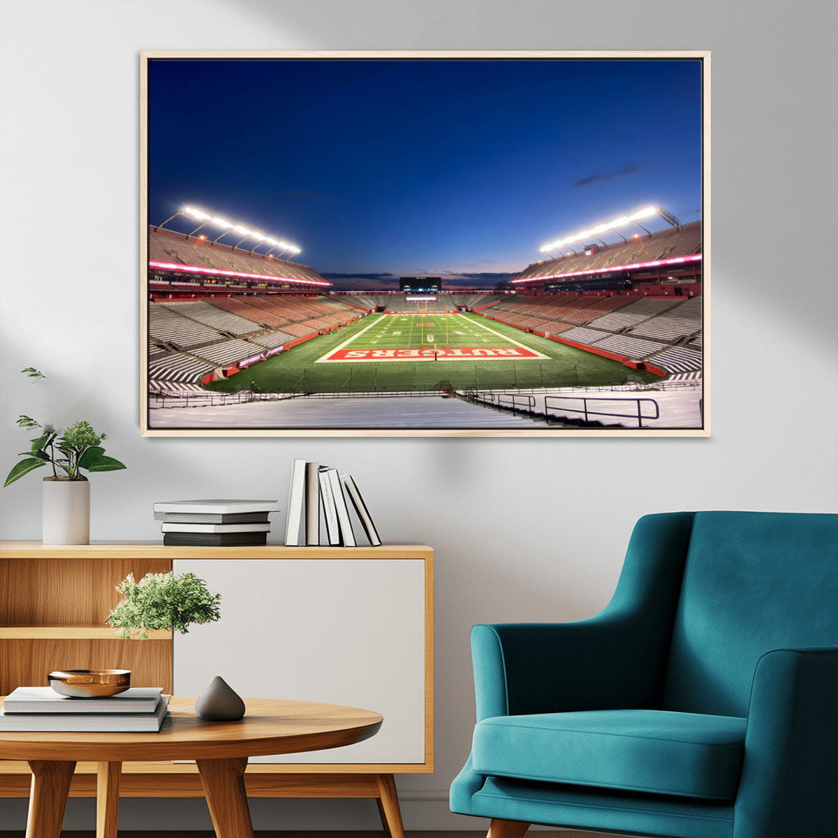 Rutgers Scarlet Knights Football Team Print - Piscataway SHI