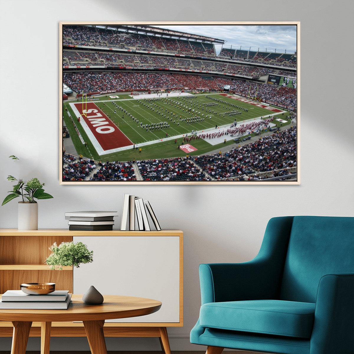 The Temple University Owls Athletics Team Print -