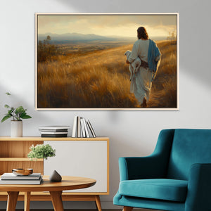 Jesus the Good Shepherd Wall Art Canvas Print -