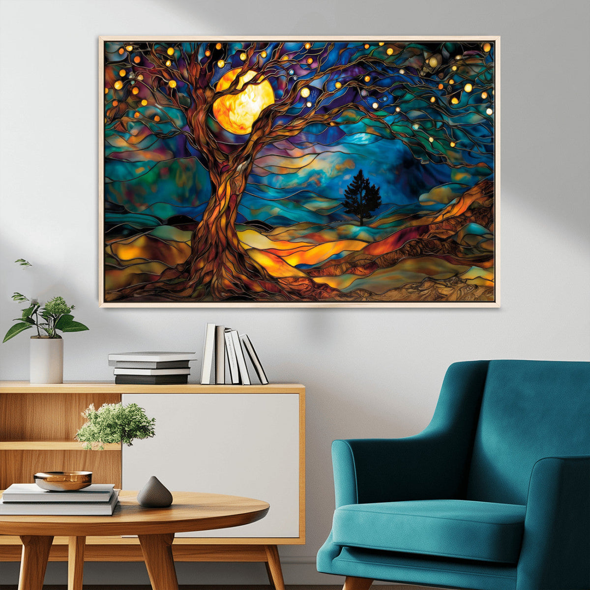 Tree of Life Wall Art - Yggdrasil Tree of Life Canvas Print