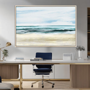 Ocean Abstract Wall Art Canvas Print