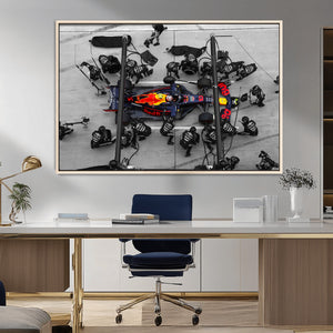 RedBull Formula 1 Canvas Wall Art Print