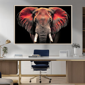 Elephant Wall Art Canvas Print