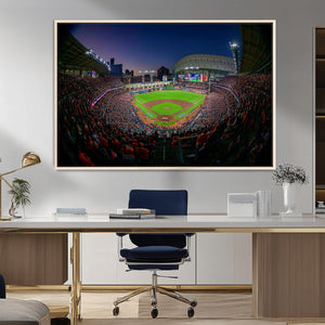 Houston Astros Baseball Print Canvas - Houston Minute Maid