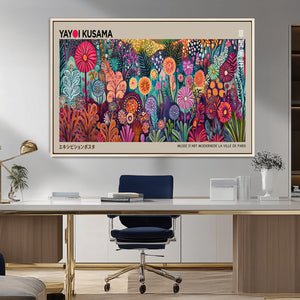 Yayoi Kusama Wall Art Canvas Print, Abstract Art, Large