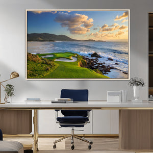 Pebble Beach Golf Links Wall Art Canvas Print – Iconic