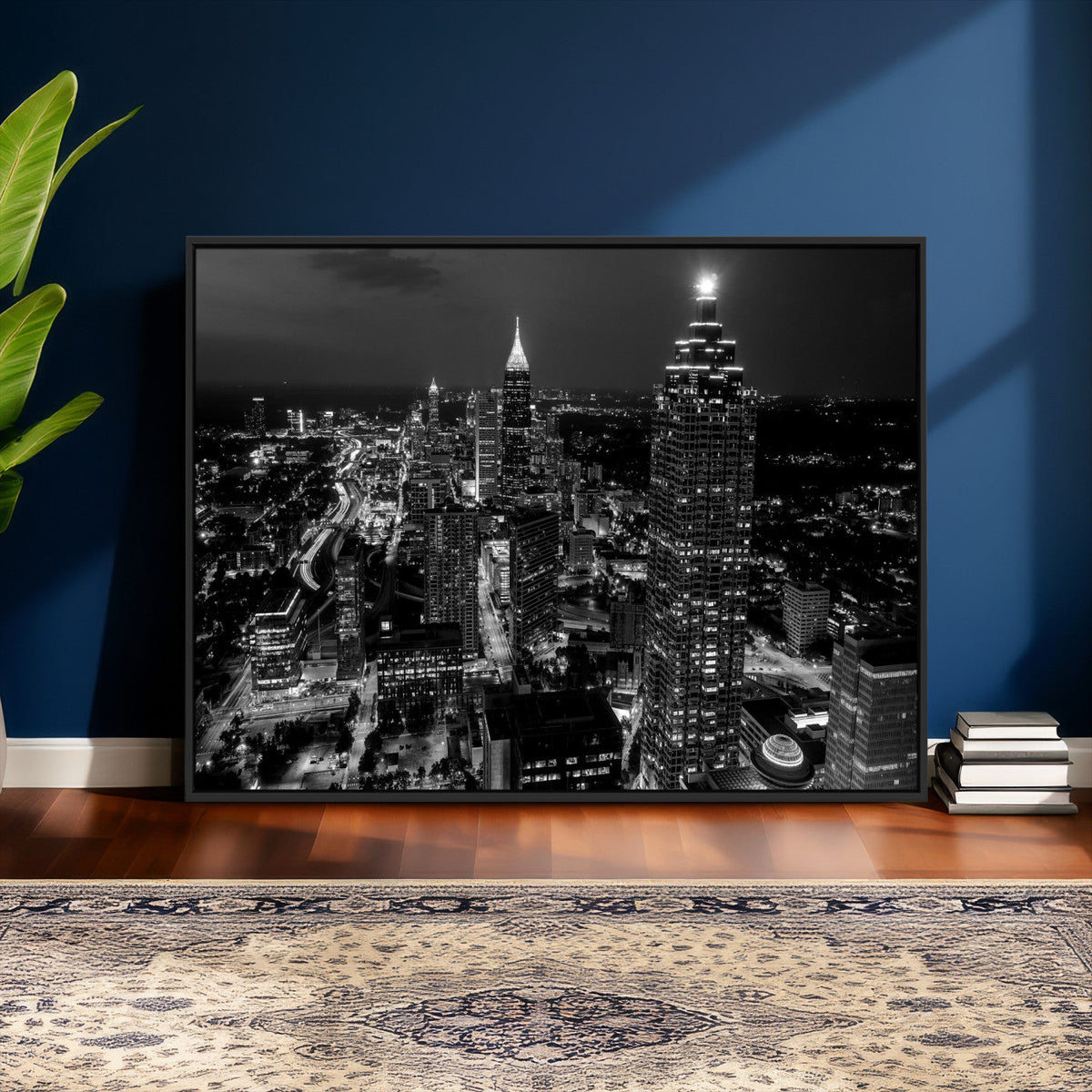 Atlanta Skyline Wall Art Canvas Print, Atlanta Downtown