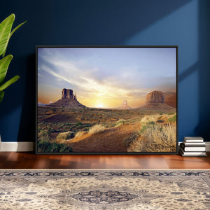 Monument Valley Desert Wall Art Canvas Print, Southwest