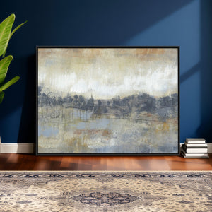 Abstract Neutral Landscape Painting Wall Art
