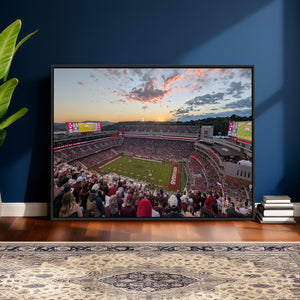 Donald W. Reynolds Razorback Stadium Wall Art Canvas Print –