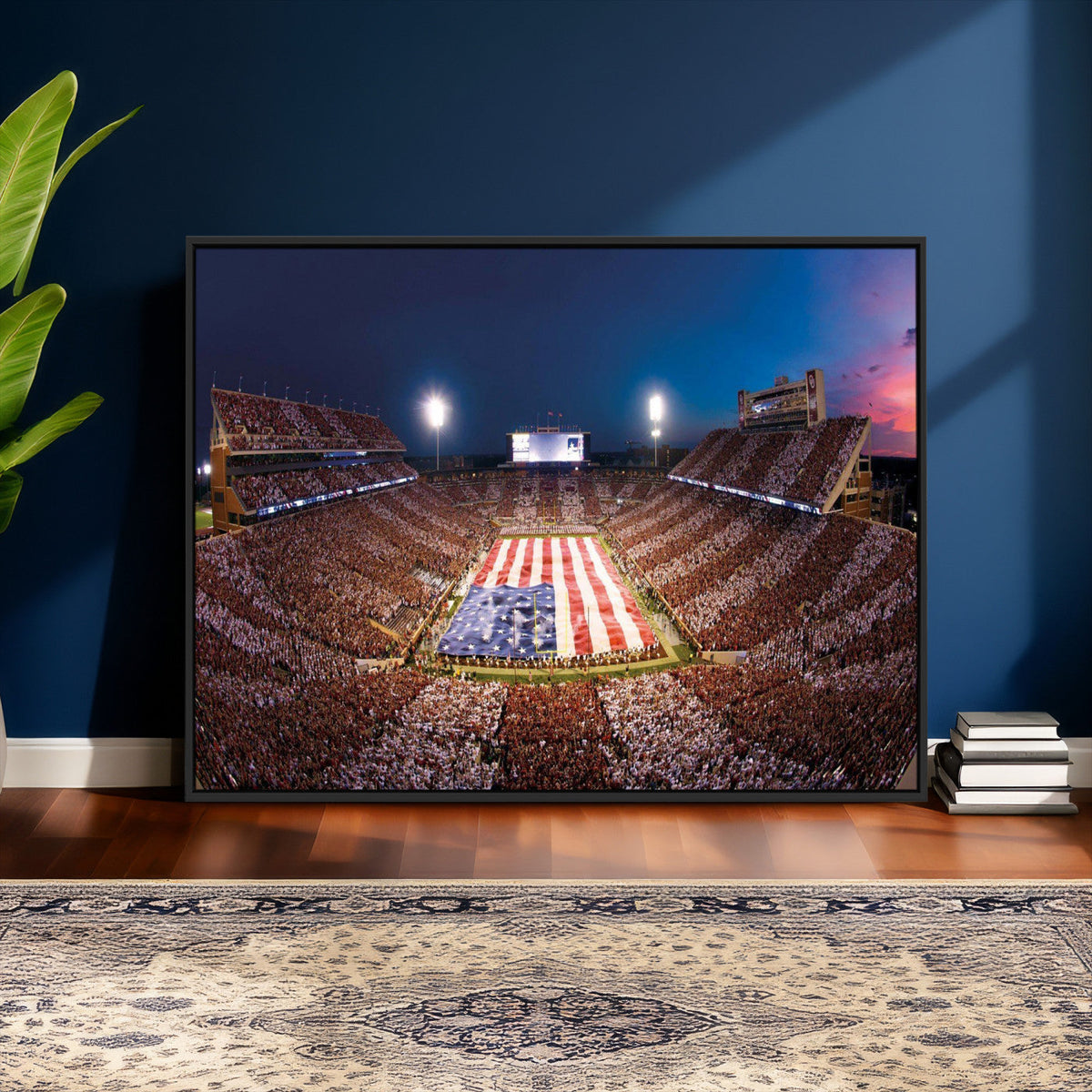 Oklahoma Memorial Stadium Wall Art Canvas Print – Oklahoma