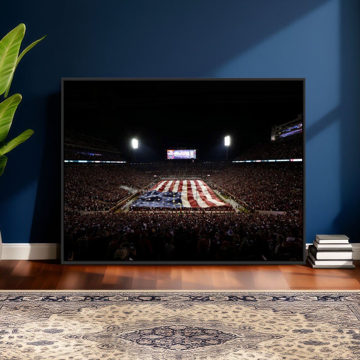 Oklahoma Memorial Stadium Wall Art Canvas Print – Oklahoma