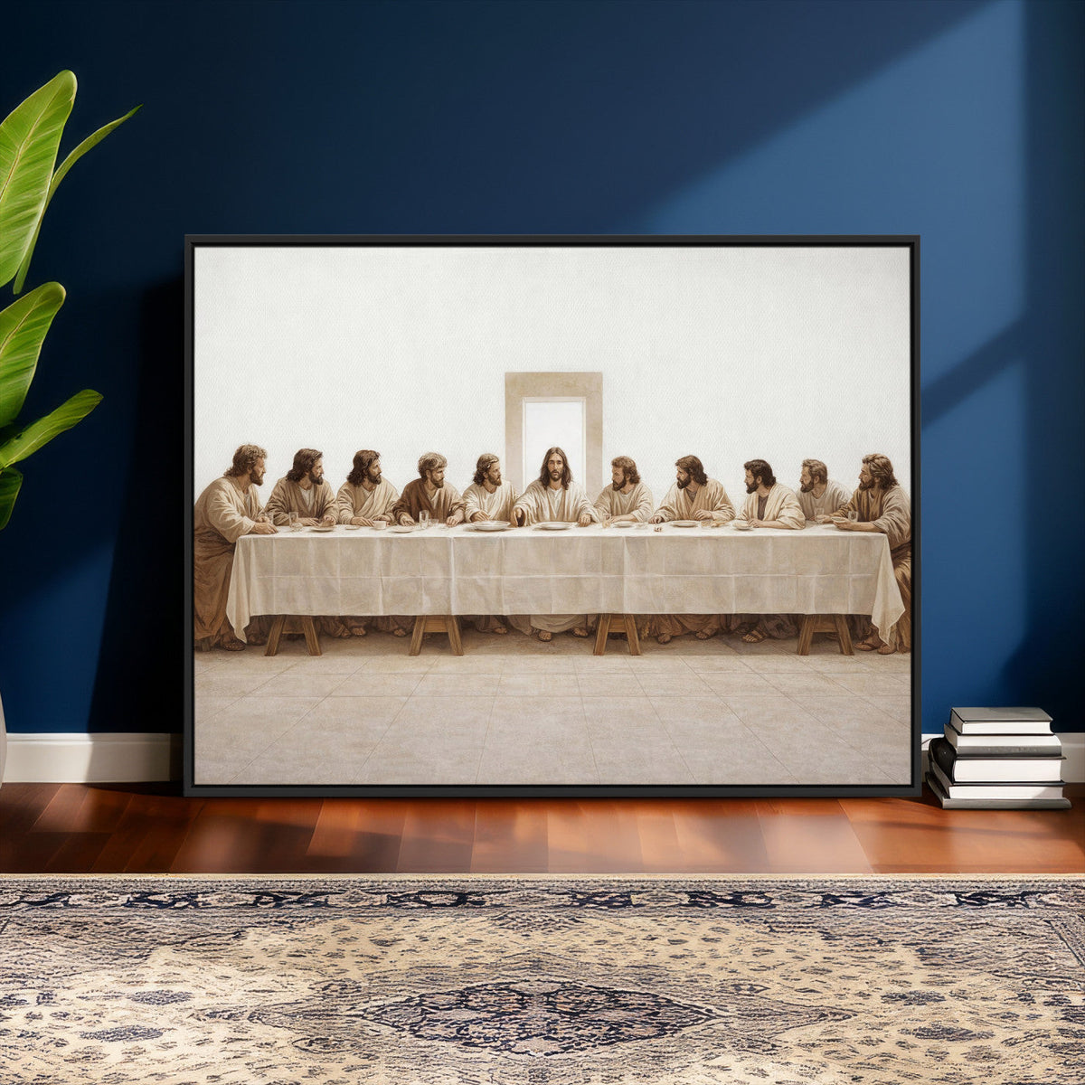 The Last Supper Wall Art Canvas Print, Jesus Christ Biblical