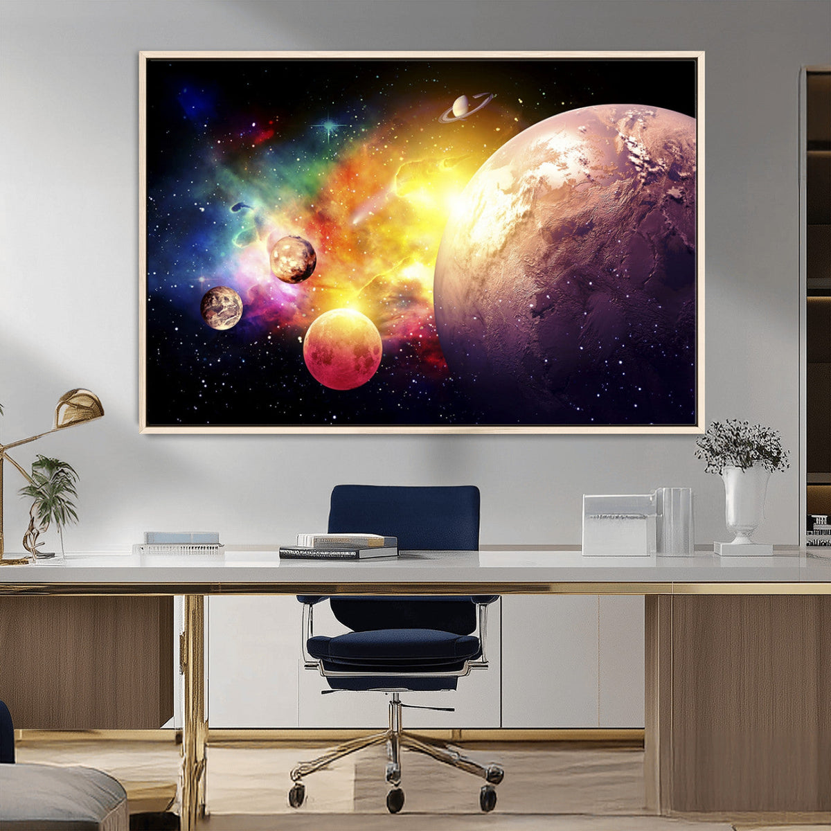 Space and Galaxy Canvas Print