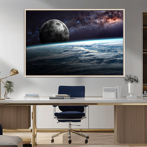Space and Planet Canvas Print