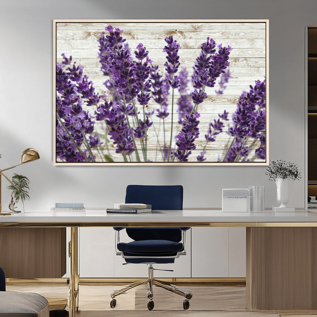 Lavender Herb Wall Art Canvas Print