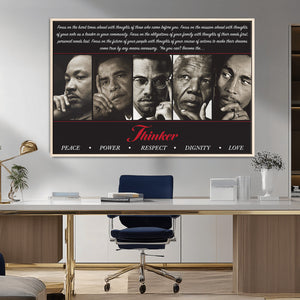 Thinkers of Wall Art Canvas Print - Inspirational Wall Art