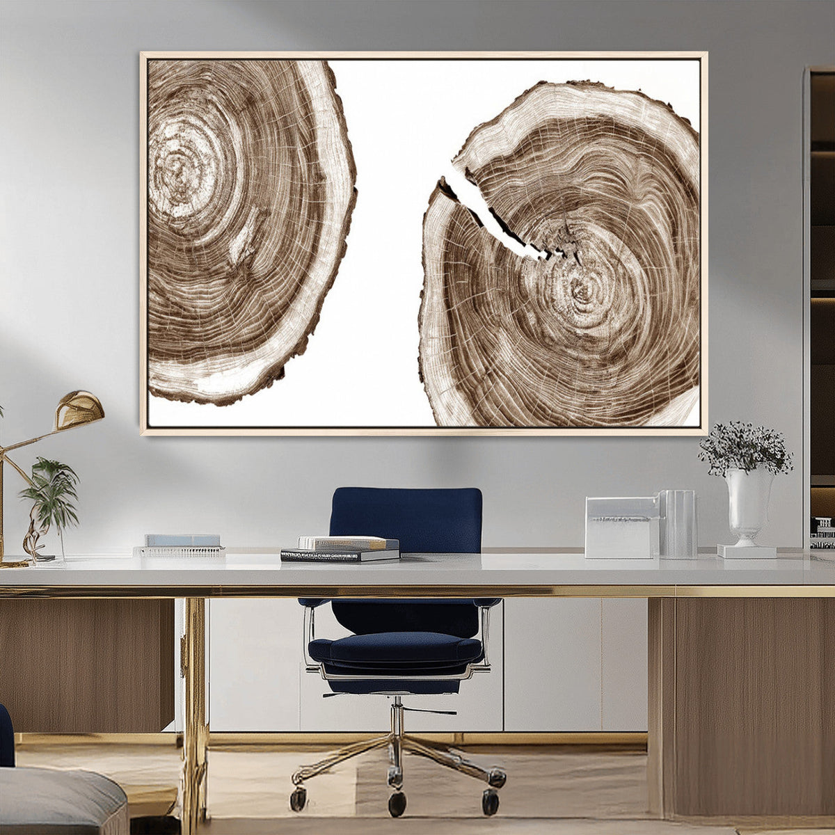 Wood Tree Ring Wall Art Canvas Prints, Tree Rings –