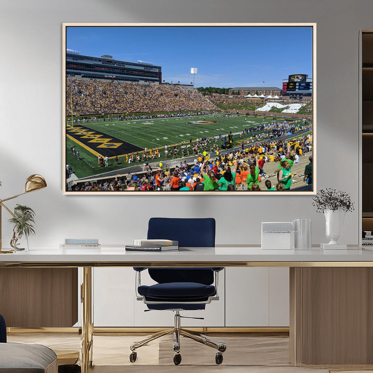 University of Missouri Tigers Football Team Print - Columbia