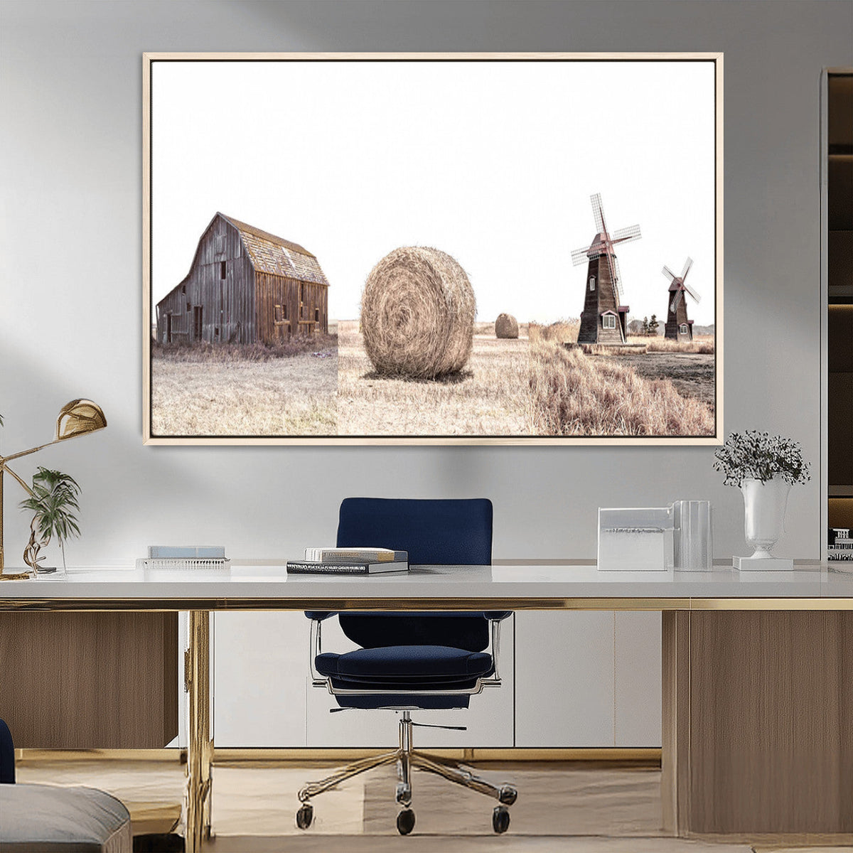 Farm Prints Set, Set of 3 Farmhouse Wall Art, Country House