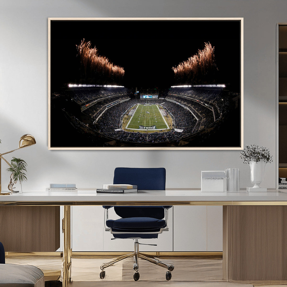 Eagles Field Stadium Wall Art | Philadelphia Eagles Football